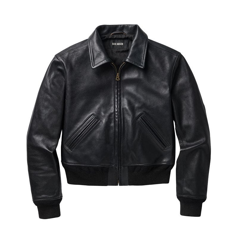 Heritage Leather Bomber