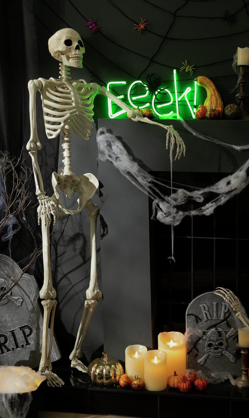 Argos Home Extra Large Skeleton Halloween Decoration