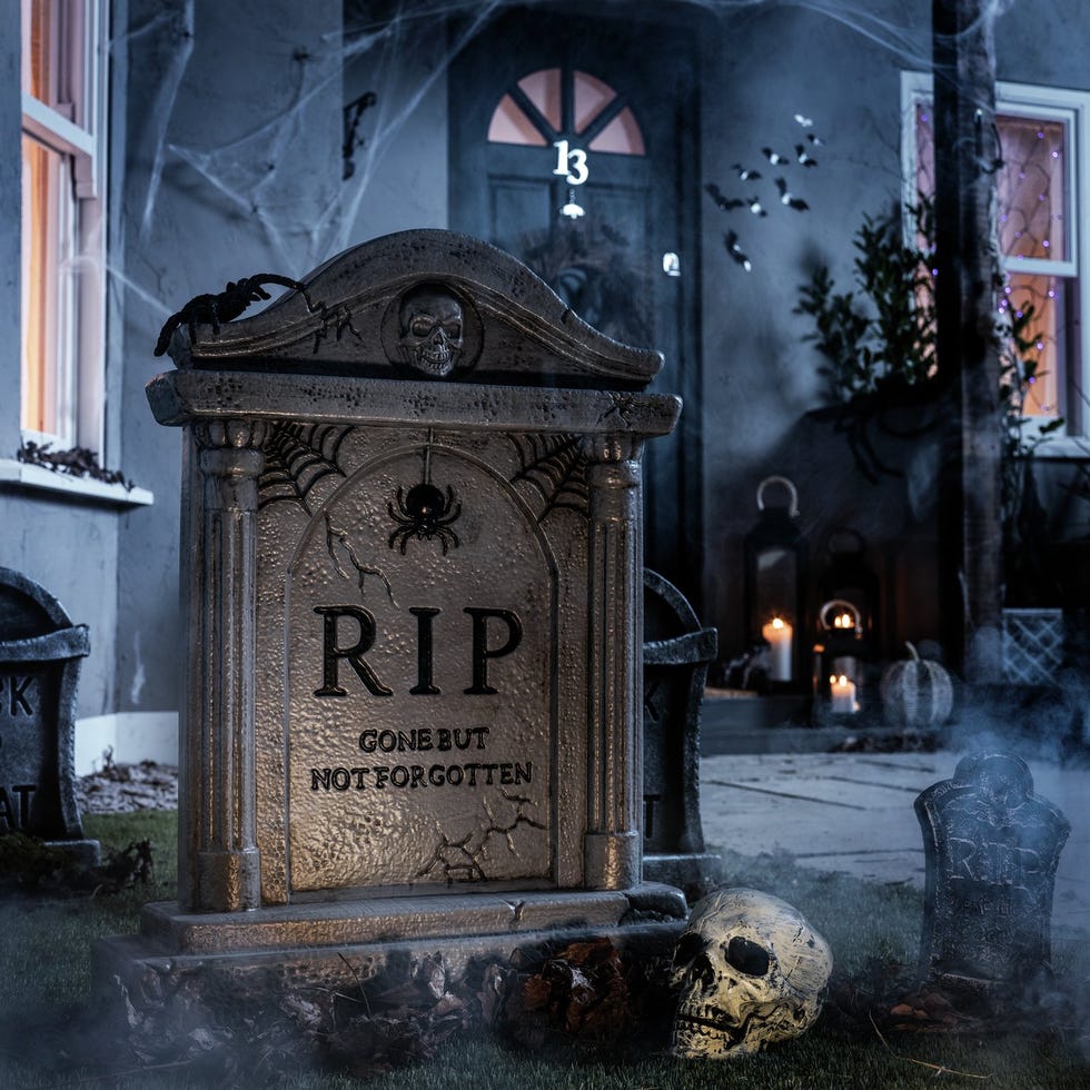 Argos Home Halloween RIP Large Tombstone Decoration