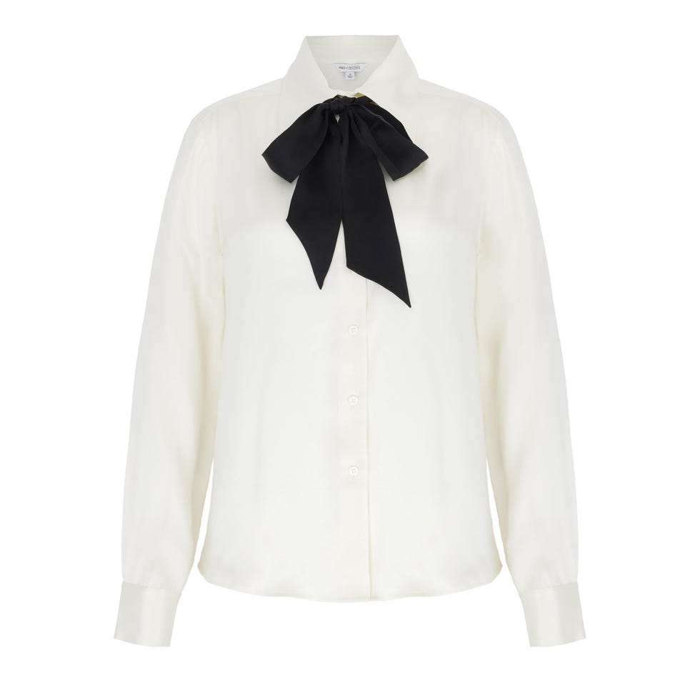 X Bella Freud Bow Shirt