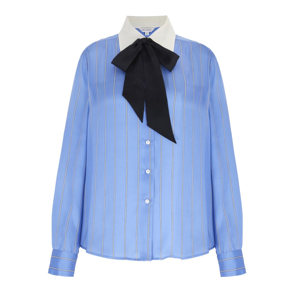 X Bella Freud Bow Shirt