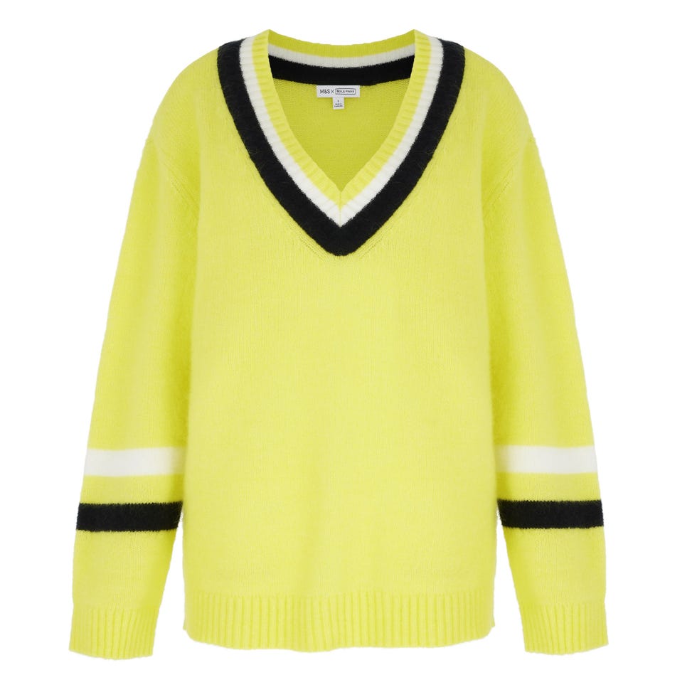 X Bella Freud Mohair Cricket Merino Rich Wool blend with Mohair Jumper