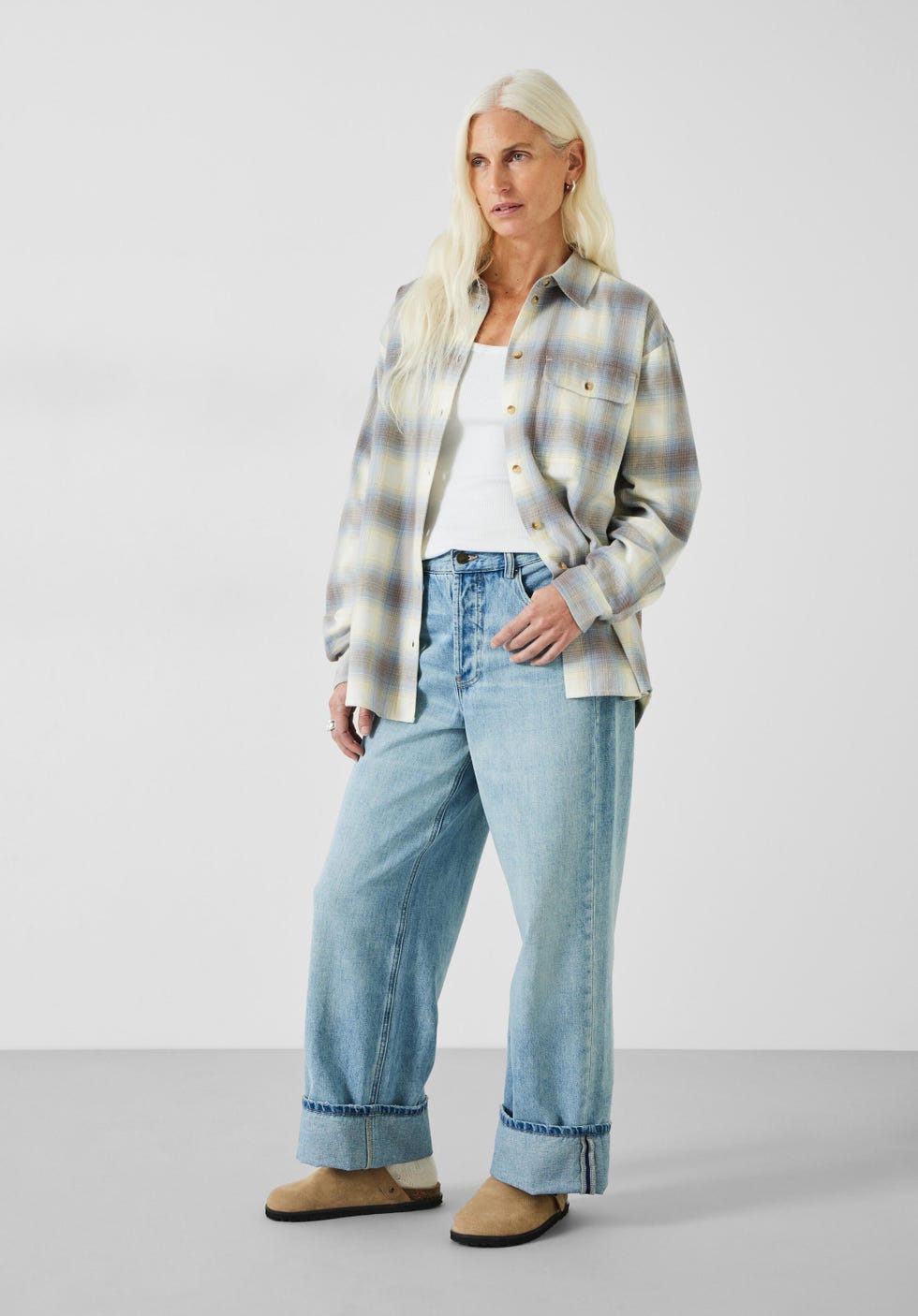 Mia Oversized Straight Leg Jeans