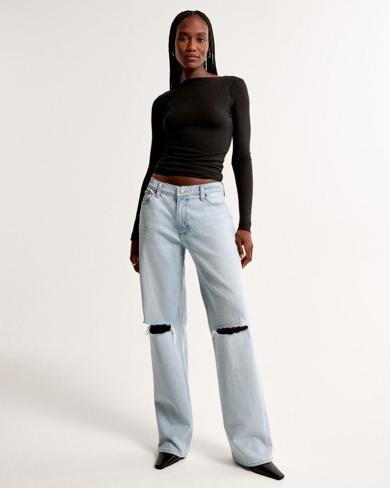 Low Rise Baggy Jean