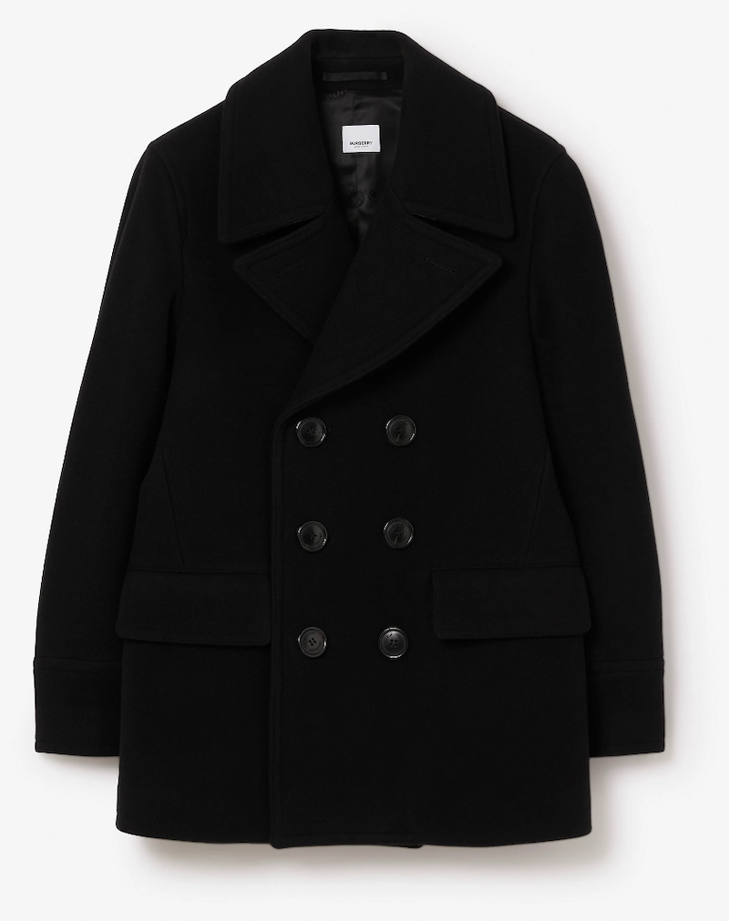 Wool Blend Pea Coat