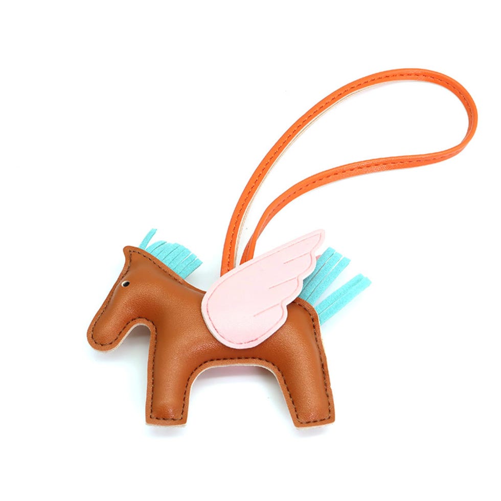 Vegan Leather Bag Horse Charm