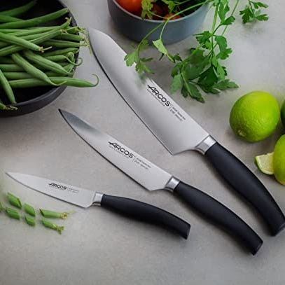 Arcos Serie Clara - Set 3 Cuchillos de Cocina