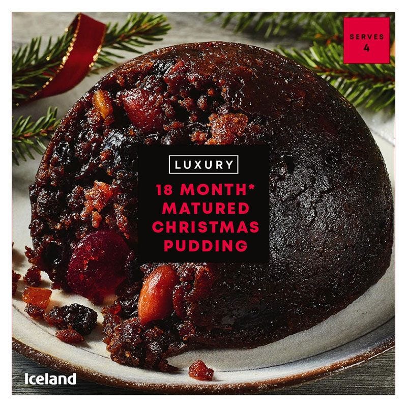Luxury 18 Month Matured Christmas Pudding 400g