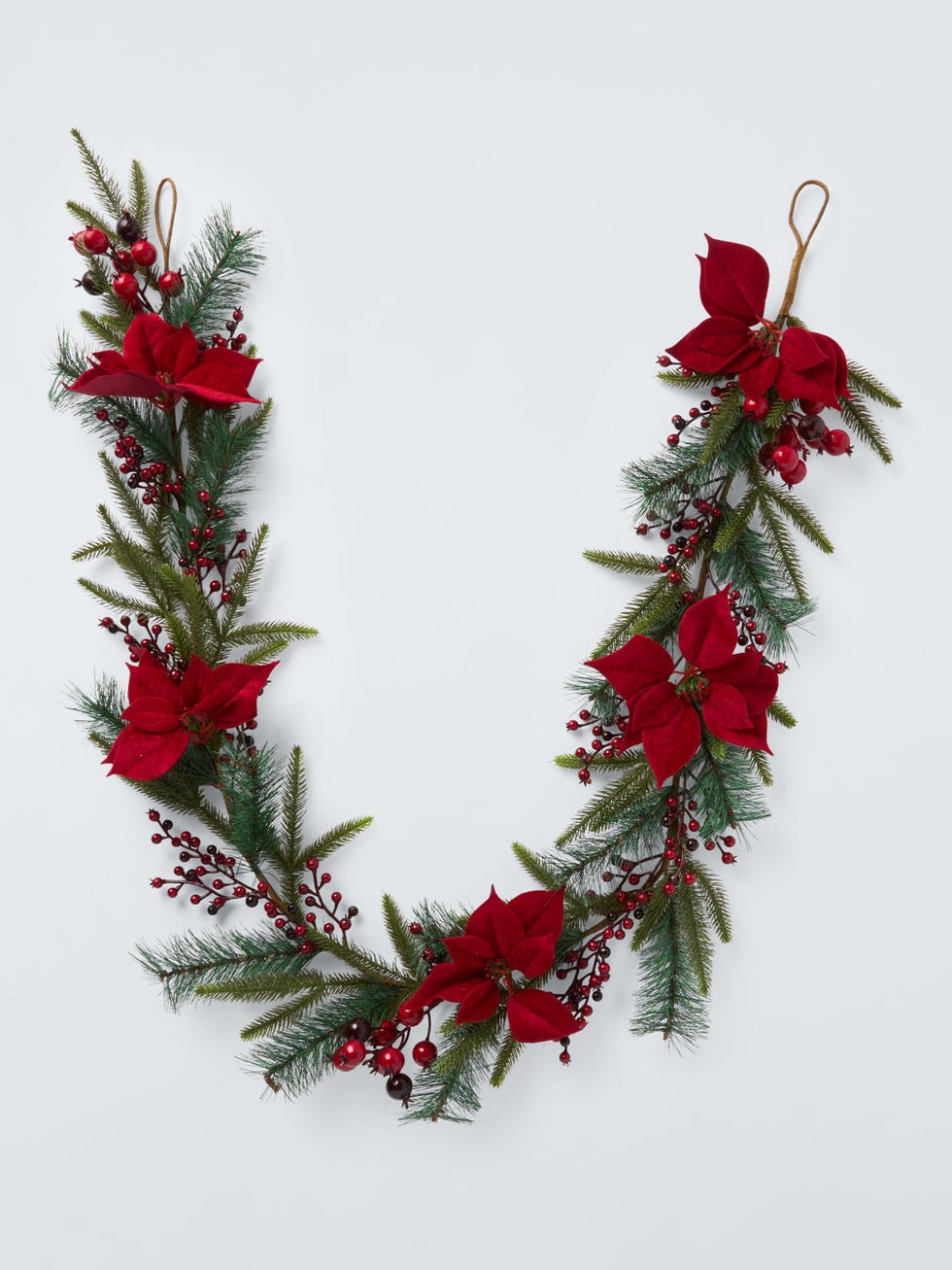 Poinsettia Garland  L180cm