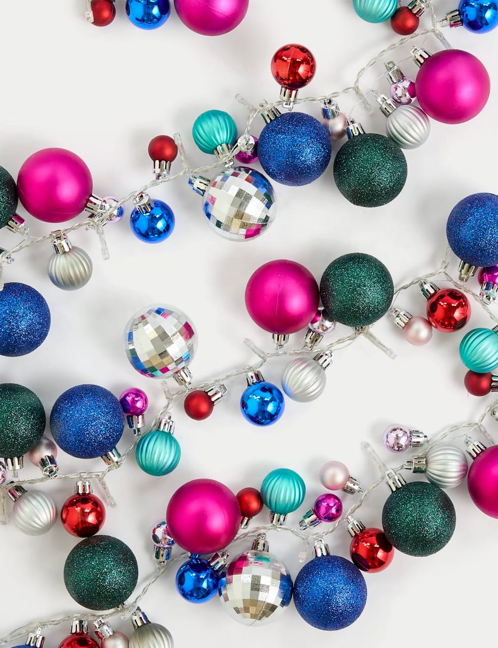 Light Up Bauble Garland