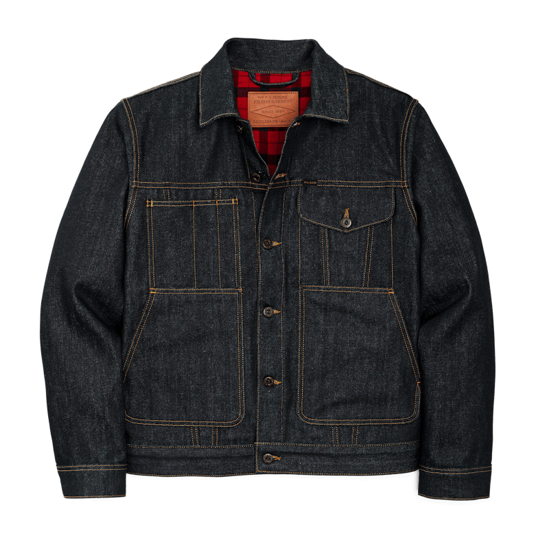 Lined Denim Short Cruiser Jacket