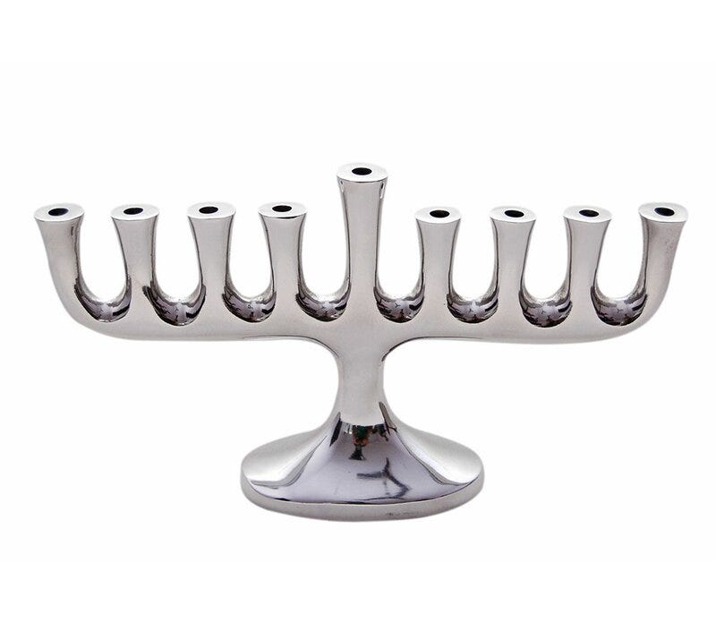 Aluminum Menorah
