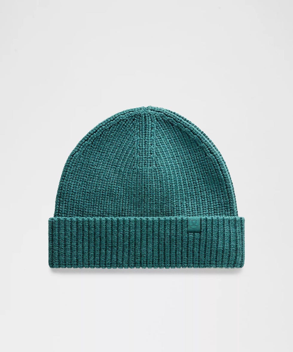 Close-Fit Wool-Blend Ribbed Knit Beanie