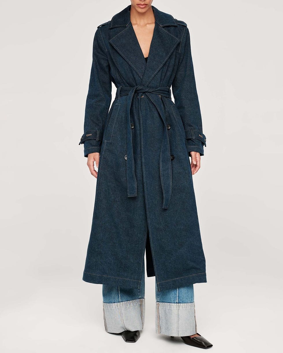 Denim Trench Coat