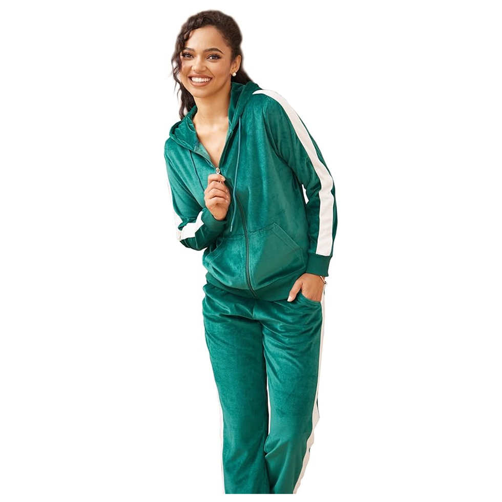 2-piece velor tracksuit