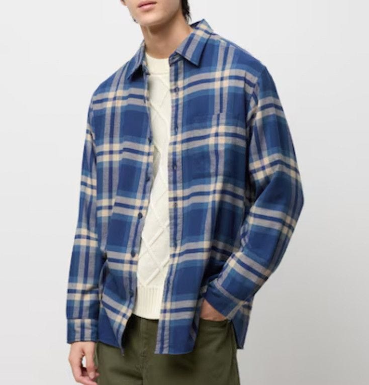 Checked Flannel Shirt