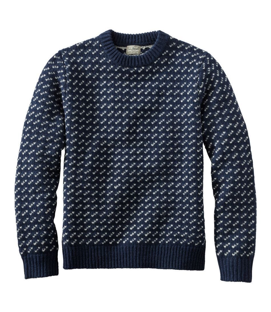 Classic Ragg Wool Bird's Eye Sweater