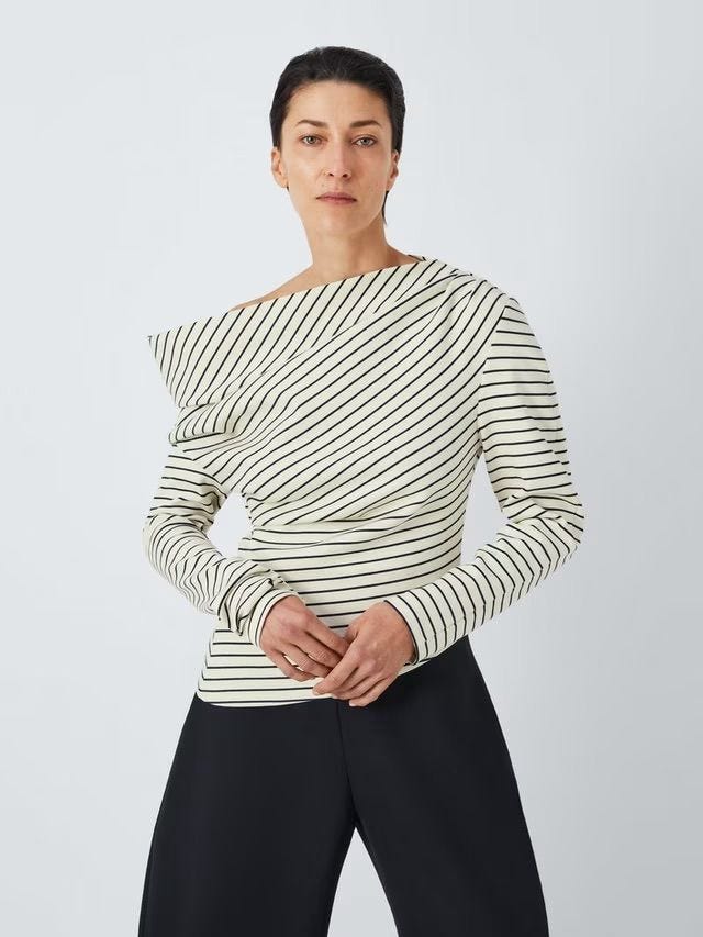 Stripe Asymmetric Top