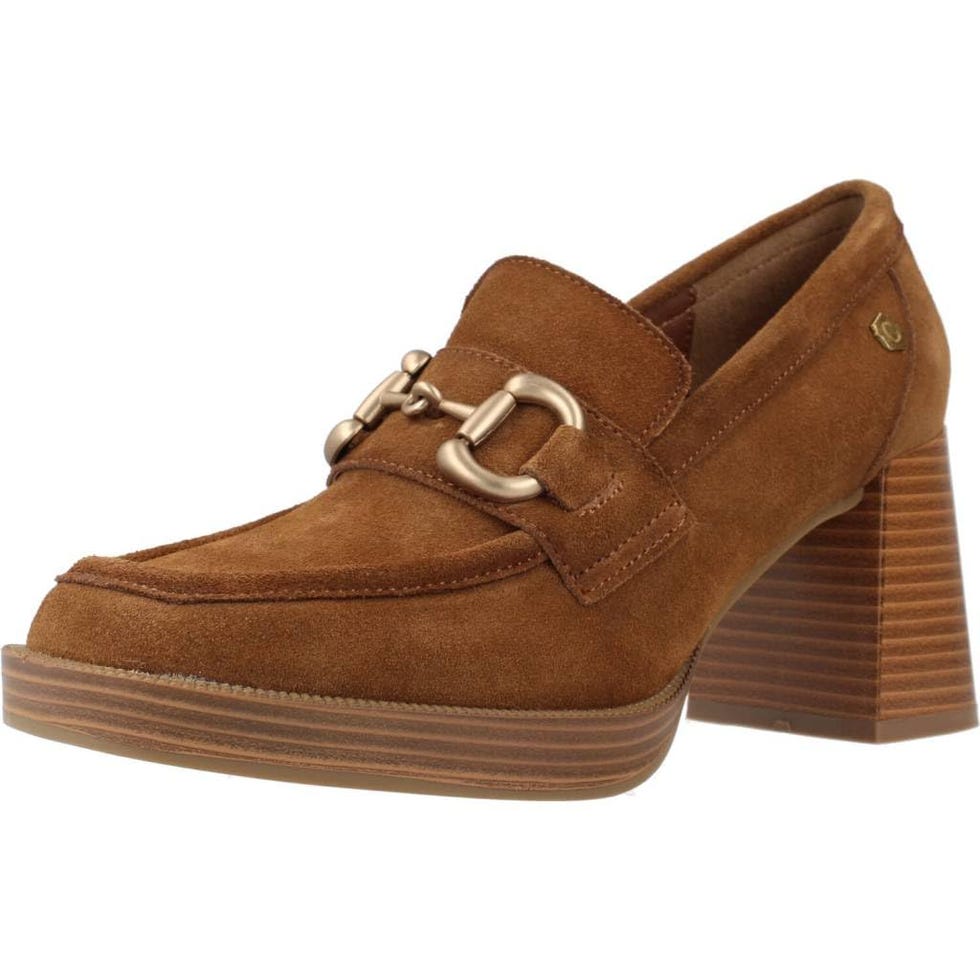 Mocasín de piel