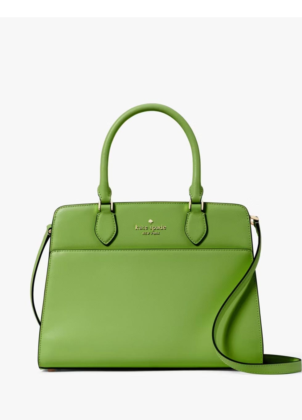 Madison Saffiano Leather Medium Satchel