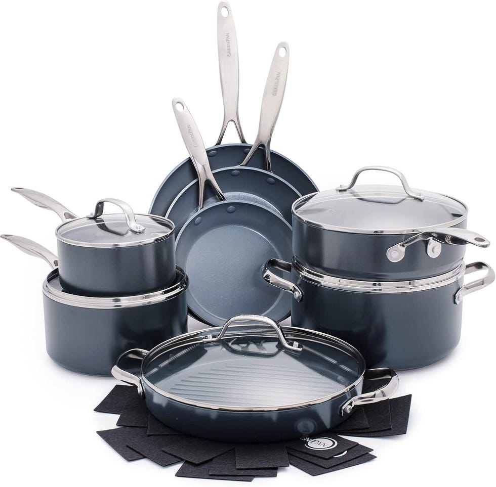 Valencia Pro Ceramic Nonstick 16-Piece Cookware Set