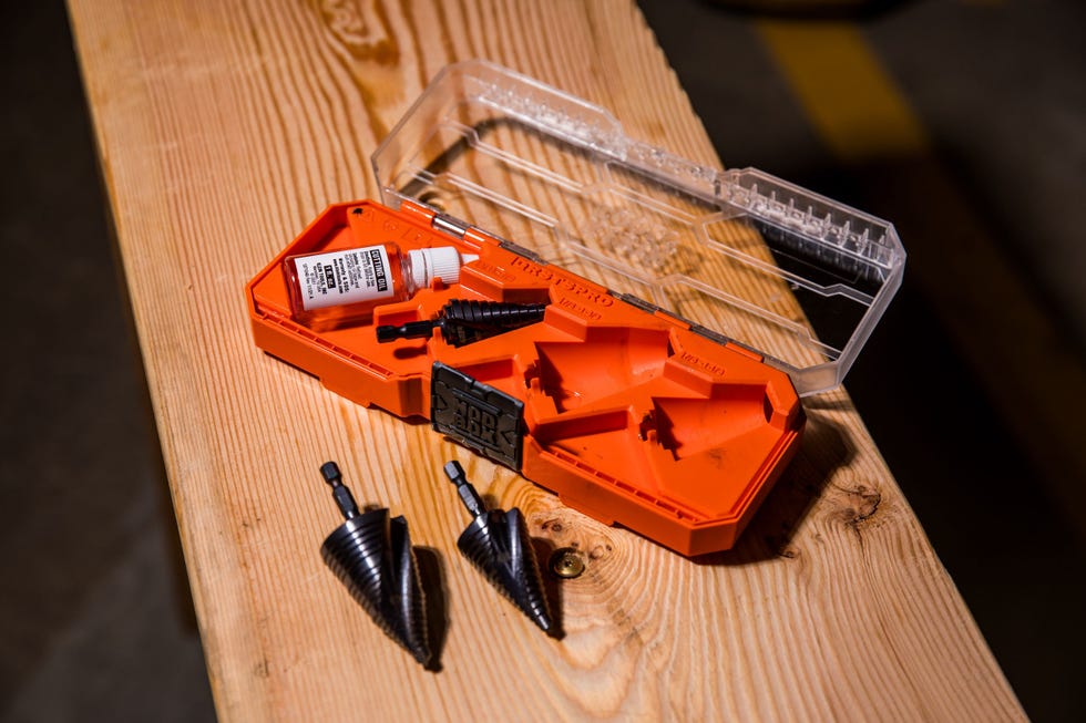 Premium 3-Piece Electrician's Step Bit Set