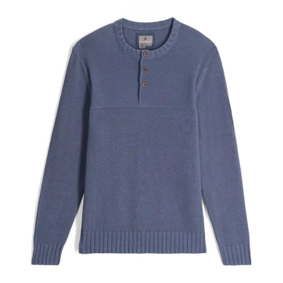 Headlands Hemp Button Crew Sweater