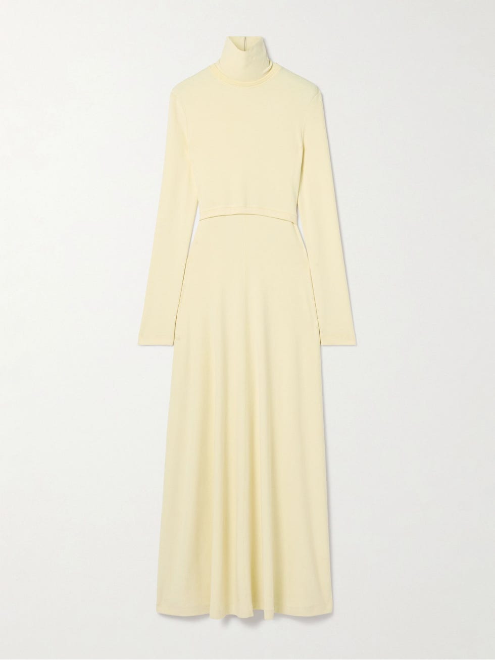 Cut-out jersey maxi dress