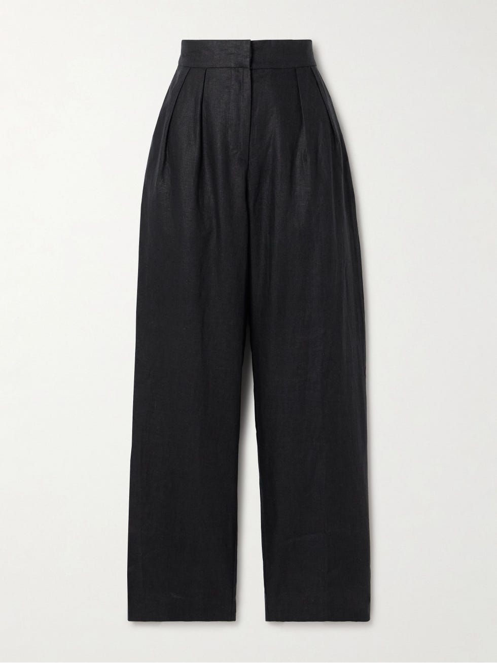 Duomo linen straight-leg pants