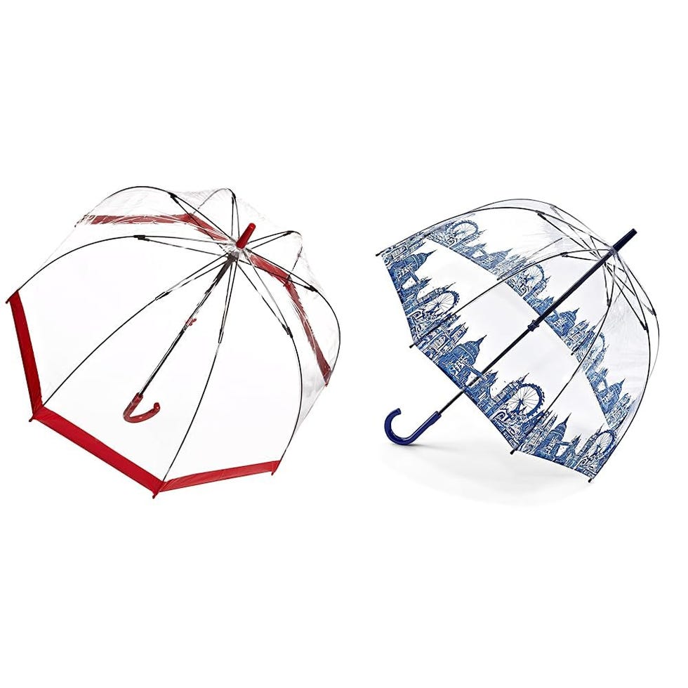 Birdcage 1 Red Women's Umbrella Red & Birdcage 2 Dome Shape Umbrella London Icons