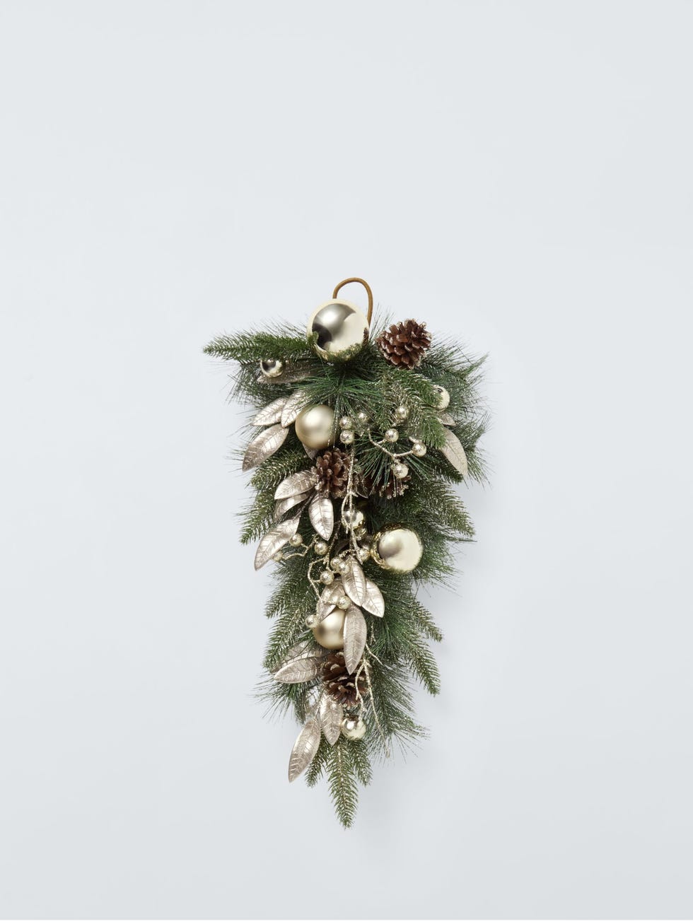 Leaf and Bauble Swag