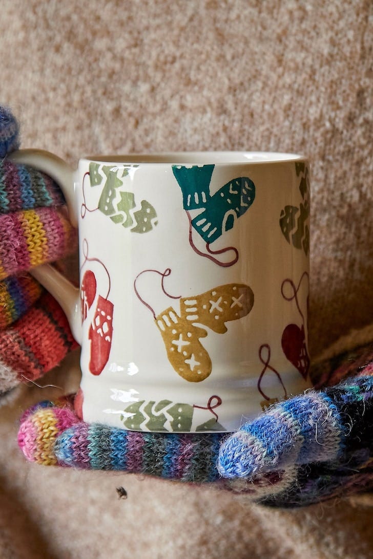 Emma Bridgewater Christmas Mittens 1/2 Pint Mug