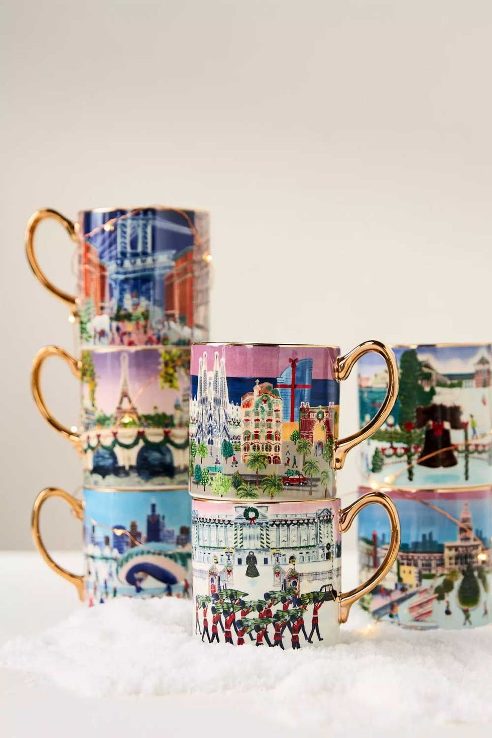 Holiday in the City Stoneware Mug