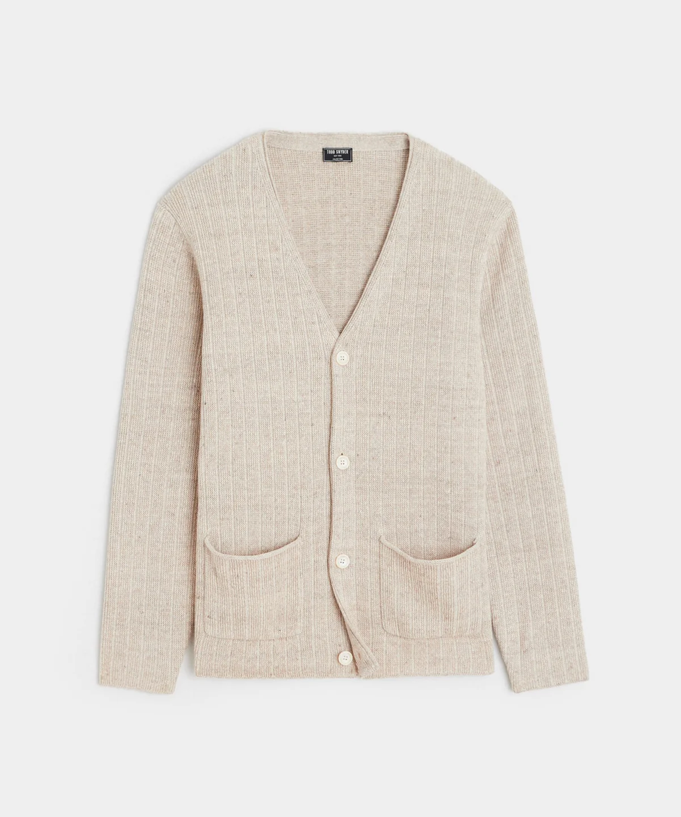 Linen-Cotton Cardigan