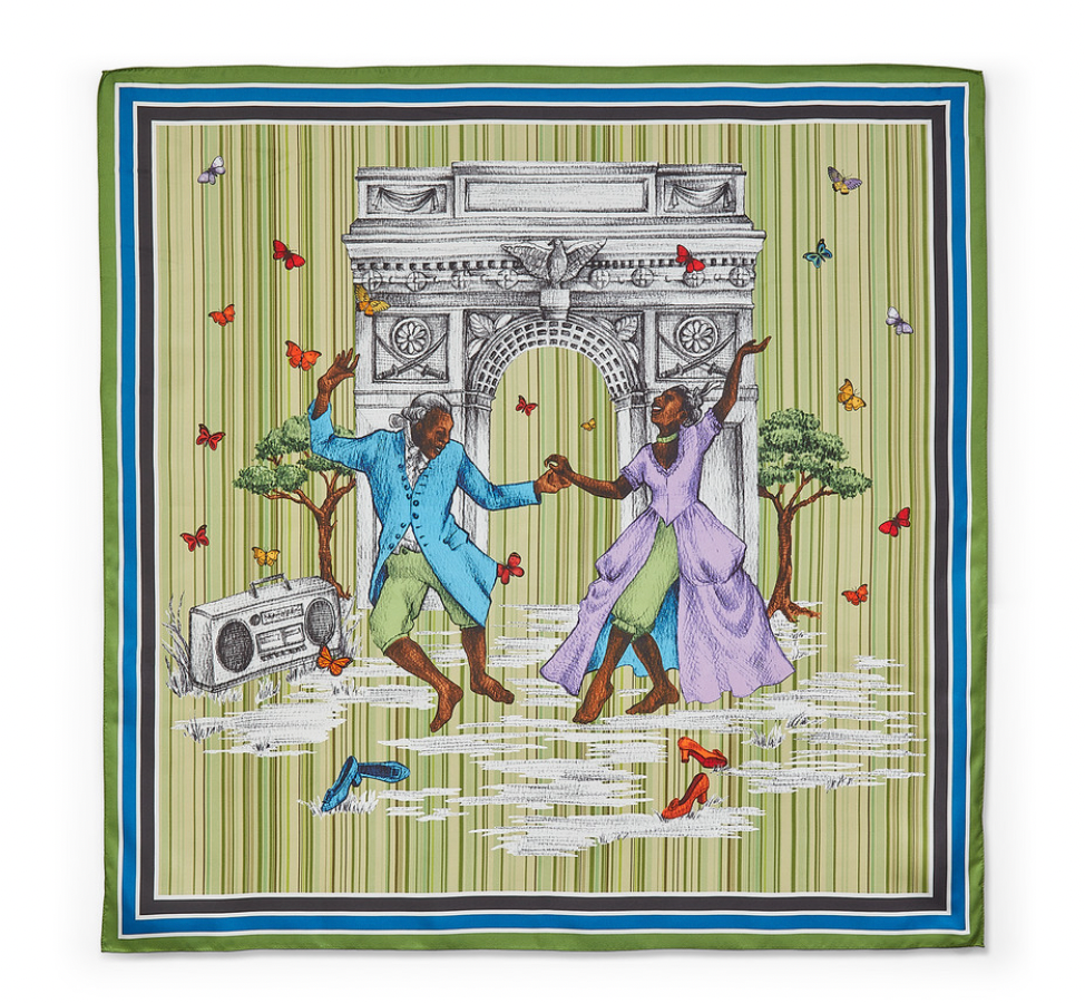 Sheila Bridges Harlem Toile de Jouy Scarf