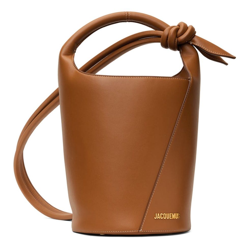 Le Petit Tourni leather bucket bag