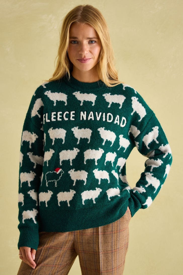 Fleece Navidad Christmas Jumper