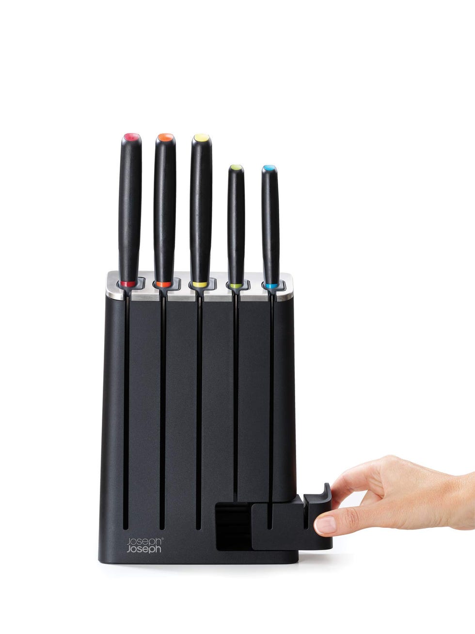 Elevate Slimblock 5-Piece Multicolour Knife Set