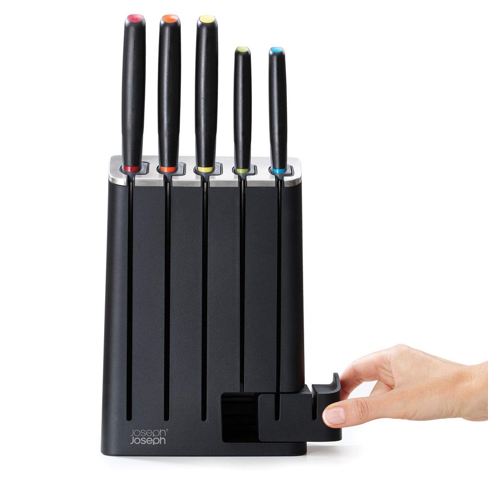 Elevate Slimblock 5-Piece Multicolour Knife Set Elevate Slimblock 5-Piece Multicolour Knife Set