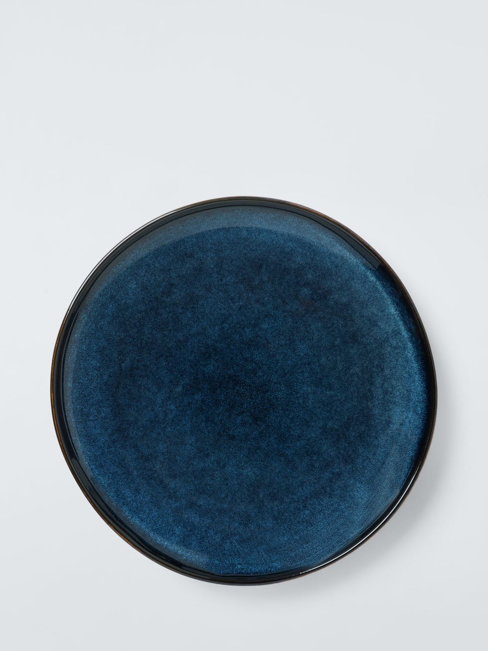 John Lewis Iver Reactive Glaze Stoneware Dinner Plate  27 4cm  Blue