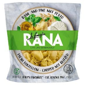 La Famiglia Rana Basil & Pine Nut Tortelloni250g