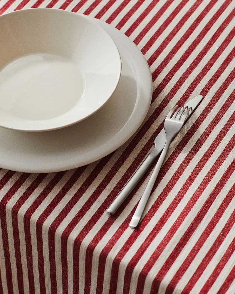 Cotton-blend tablecloth - 140x240cm