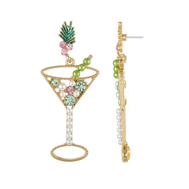 Christmas Martini Earrings