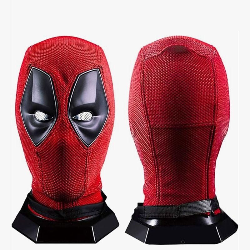 Deadpool Red Helmet Mask