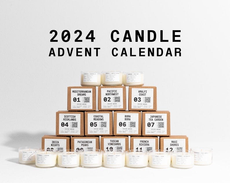 2024 Candle Advent Calendar