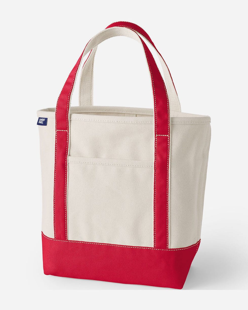 5 Pocket Open Top Canvas Tote Bag