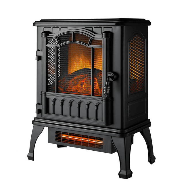 3D Electric Stove Heater with Lifelike Flame