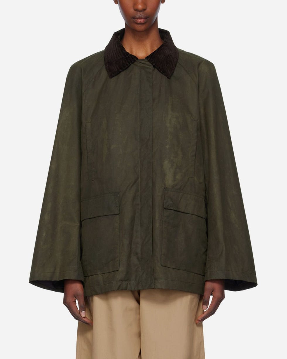 Khakifarbene Country-Jacke