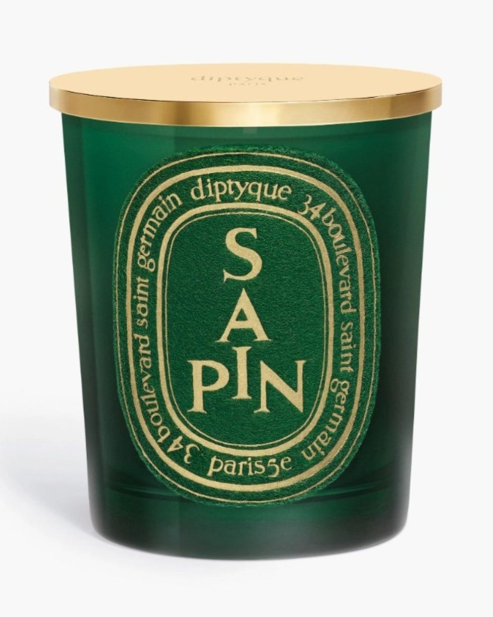 Sapin (Pine Tree) Classic Candle with Golden Lid