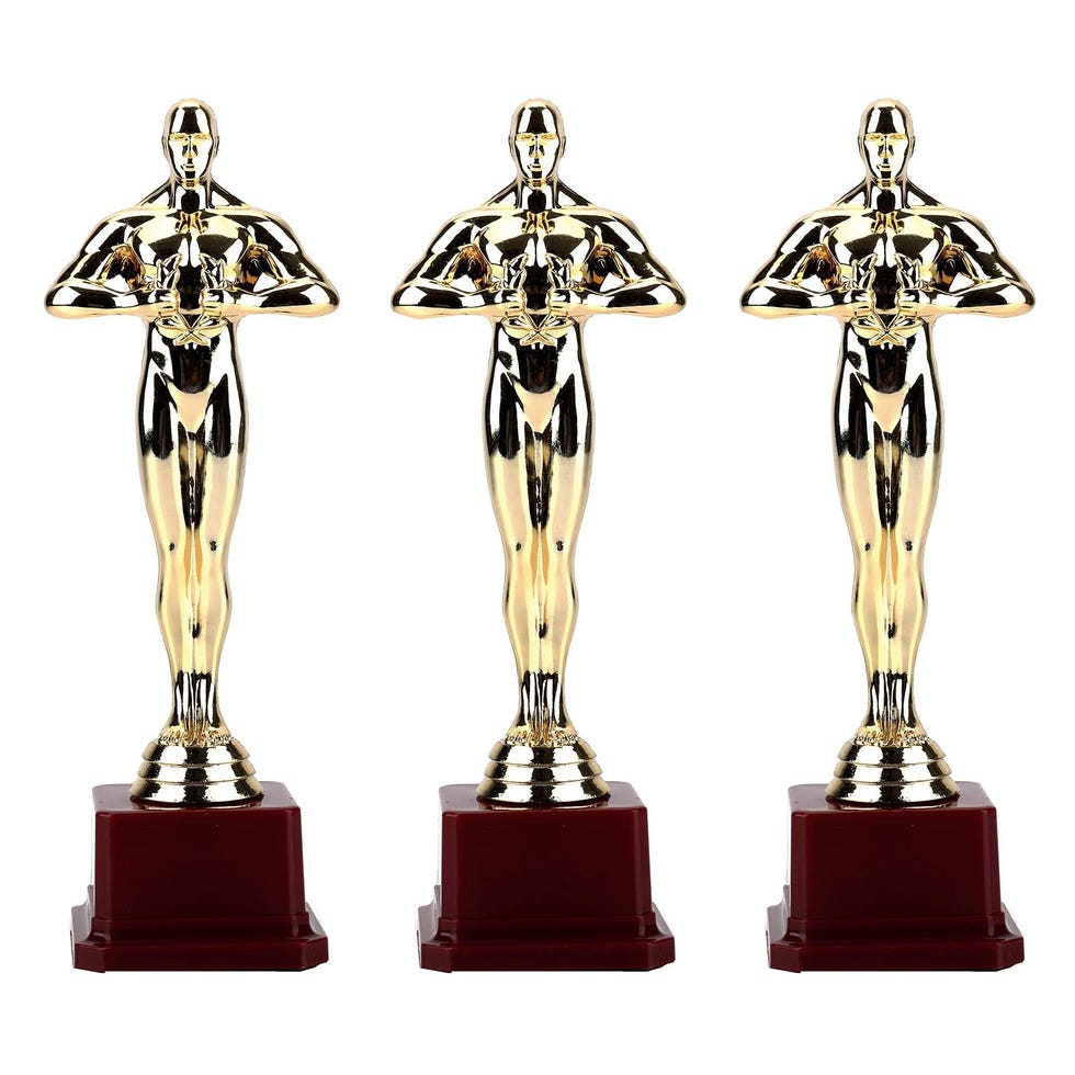 Oscar Style Trophy for Party Celebrations (10 Pack)